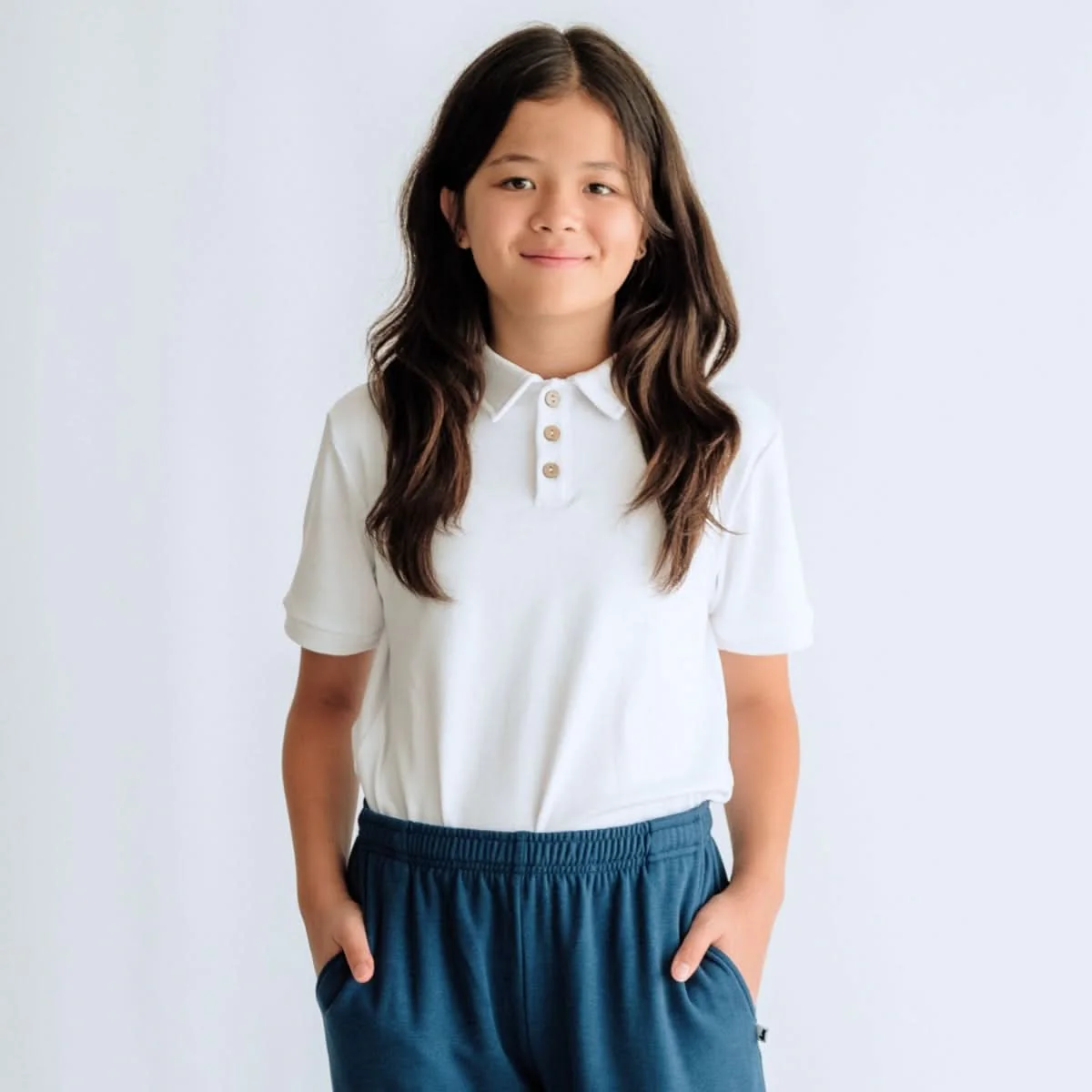 Kids' Bamboo Polo Shirt - Image 5